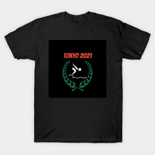 Swimming Tokyo 2021 Olympics T-Shirt